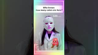 7 Colors LED Face Mask for Skin Rejuvenation Which Color Vibe Matches Your Mood Today 🌟 [upl. by Llyrat291]