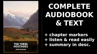 The Three Hostages 🥇 By John Buchan FULL Audiobook [upl. by Arihaj]