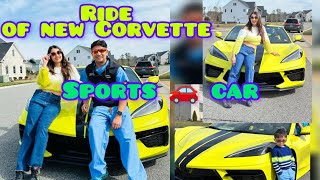 RIDE OF CORVETTE SPORTS CAR  Kids fun  Sports car Thai restaurant corvette c8 rockstar games [upl. by Ulric699]