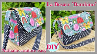 La besace quotBambinoquot DIY couture avec patron PDF offert par Nathalie couture easy [upl. by Rosabelle]