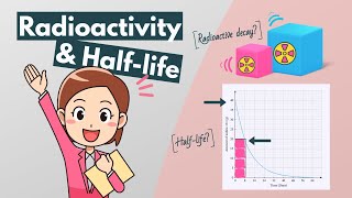 What is radioactivity and halflife  Nuclear Physics  Visual Explanation [upl. by Burkle]