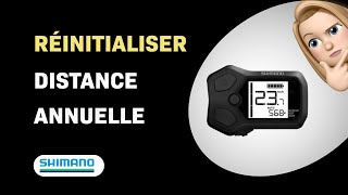 Comment Réinitialiser la Distance Annuelle sur le Shimano SCE5000 [upl. by Elrahc]