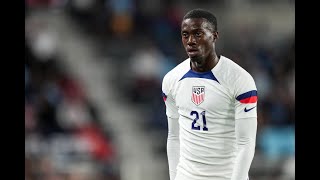 Tim Weah  2023 USMNT Highlights [upl. by Bellanca695]