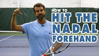 How To Hit The NADAL Forehand  Tennis Lesson [upl. by Kingsley325]