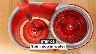 KSP Microfibre Spin Mop [upl. by Esinev]