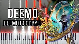 Chamber Chu  Deemo Goodbye Deemo 【 PIANO TUTORIAL 】 [upl. by Neilla991]