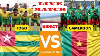 🔴TOGO 🇹🇬  CAMEROON 🇨🇲 🚨LIVE MATCH🚨MATCH EN DIRECT🔥CAN FEMININE MAROC 2022🔥WAFCON 2022 [upl. by Tsyhtema]