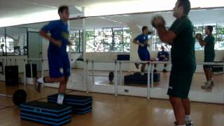 Treinamento de Goleiro  Estabilização Abdominal  Transferência de Força Membros Inferiores [upl. by Ardnosac]