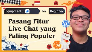 WordPress Tutorial Cara Memasang Fitur Live Chat Didalam Website dengan Menggunakan Tidio Live Chat [upl. by Ahsennod]