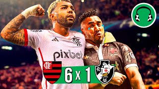 ♫ 6x1  FLAMENGO HUMILHA O VASCO  O IMPOSSÍVEL NÃO HÁ pro Vasco 🤣  Paródia Eu Você O Mar e Ela [upl. by Dewey]