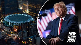 WATCH LIVE Donald Trump holds rally at NYCs Madison Square Garden [upl. by Lledo287]