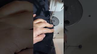 Easy Turtleneck to Circle Neckline Transformation shortvideo sewing stitch youtube shorts [upl. by Winchell]