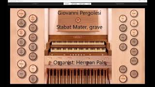 Giovanni Pergolesi Stabat Mater grave Sonarte organ hauptwerk Giubiasco [upl. by Tremann94]