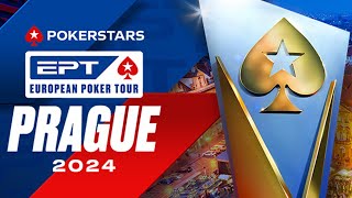 PokerStars EPT Prag 2024  €5300 EPT Main Event Day 1B [upl. by Etnuhs123]