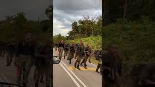 MANDI PELUH  LONGMARCH  KOMANDO MALAYSIA ARMY [upl. by Oal]