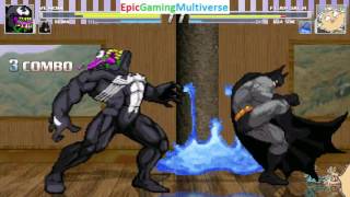 Venom And Batman VS Flapjack And Aqua Slime In A MUGEN Match  Battle  Fight [upl. by Nadbus119]