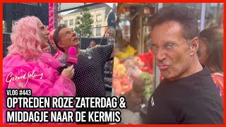 OPTREDEN ROZE ZATERDAG amp MIDDAGJE NAAR DE KERMIS  GERARD JOLING  VLOG 443 [upl. by Cony]