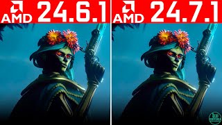 AMD Driver Update 2471 vs 2461 Driver Comparison RX 6600 [upl. by Esoryram]