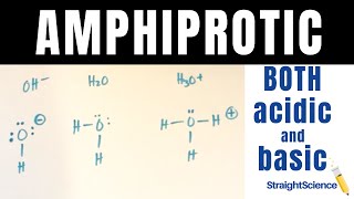 Amphiprotic Substances  Act as BOTH an Acid and a Base  WATER is Amphiprotic [upl. by Drusie948]