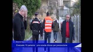 Ercolano forte esplosione evacuate 10 persone per precauzione [upl. by Hasile]