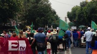 Colapsa Bucareli por marcha de Antorcha Campesina  Atalo Mata [upl. by Narok132]