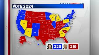 Swing states playing key role in outcome of the presidential election [upl. by Hadley800]