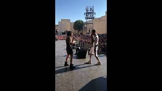 DOLCENERA SORPRESA A CAPO PLAZA MI SONO INTRUFOLATA AL SUO LIVE Rimane SBALORDITO [upl. by Nyrahtak]