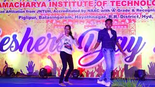 Killer dancing performance  AITS Hyderabad Freshers Day [upl. by Spielman]