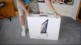 iMac 215quot Unboxing  Late 2015 [upl. by Nottap694]