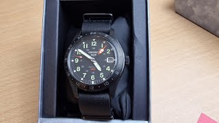 Seiko 5 GMT Field Watch unboxing [upl. by Nats346]