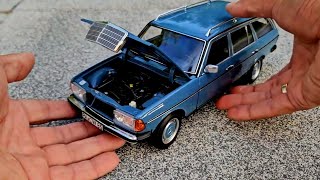 UNBOXING of Mercedes Benz 200 T 1980 Combi Norev Diecast model 118 [upl. by Stace694]