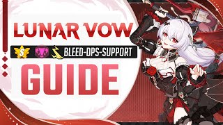 Lunar Vow Guide  POWERFUL LIGHTNING BLEED DPS And Can Support Too [upl. by Latnahc]