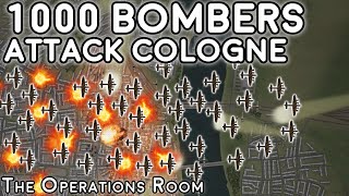 1000 Bombers Attack Cologne  Operation Millennium 1942  Animated [upl. by Elephus327]