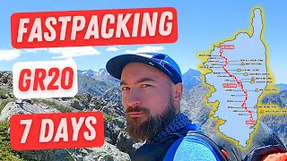 Fastpacking the GR20 Corsica in 7 Days [upl. by Upton]