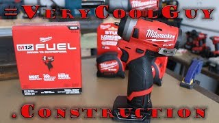 New Milwaukee M12 Fuel 255220 14 Stubby Impact Wrench  UNBOXING [upl. by Truc711]