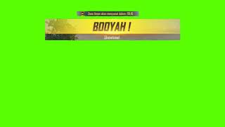 FREE FIRE BOOYAH GREEN SCREEN [upl. by Hillell]