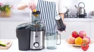 Aicook aicok gs332 high speed juicer set up [upl. by Adnilreb]