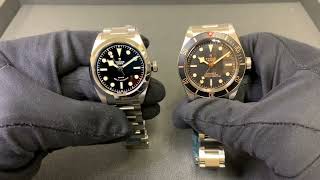 Tudor 36mm vs 39mm Black Bay 36 amp Black Bay 58 [upl. by Sellma735]