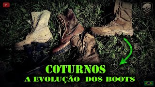 Coturnos Militares  A Evolução [upl. by Ellenaj]