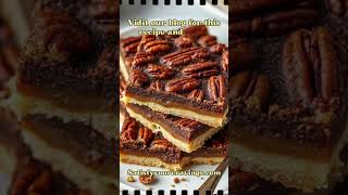 How to Make Delicious Pecan Pie Bars  Perfect Holiday Dessert [upl. by Esther]