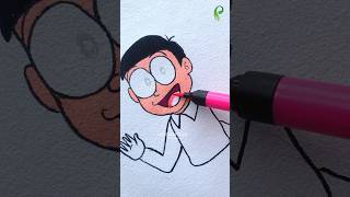 3 Unbelievable Painting Tips using Brush Pen 😱 ✒️ shorts [upl. by Athene]