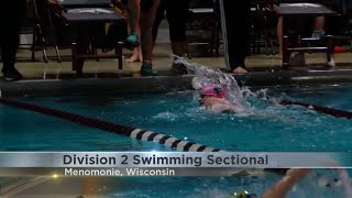 WIAA Division 1 amp 2 Girls Swimming Sectionals [upl. by Morry]