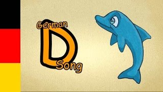 Learn german for kids  learn letter D in german  German alphabet  Der Buchstabe D [upl. by Esaertal588]