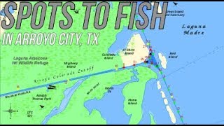 5 Spots to Fish in Arroyo City TX [upl. by Adnot]