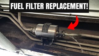 How To Replace A Fuel Filter On A GMC Sierra amp Chevy Silverado [upl. by Larret]