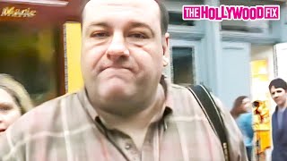 James Gandolfini Aka Tony Soprano Attacks Paparazzi For Filming Him Trick Or Treating With His Son [upl. by Roosnam805]