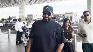 Rohit Sharma With Wife Ritika Sajdeh Spotted At Mumbai Airport [upl. by Ailene]