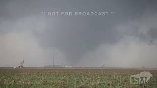 05302024 Midland TX  Big Photogenic Stovepipe Tornado [upl. by Iny]