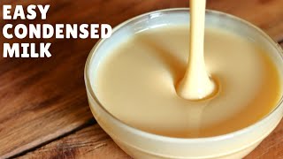 Homemade Condensed Milk  How to Make Condensed Milk at Home Hindi [upl. by Alsi]