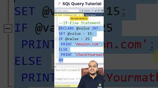 SQL Server Conditional Statements in 60 Seconds SQL Tutorial Day 23 [upl. by Sly]